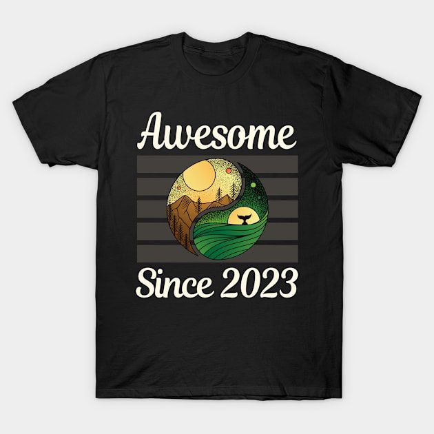 Yin Yang Nature 2023 T-Shirt by lainetexterbxe49